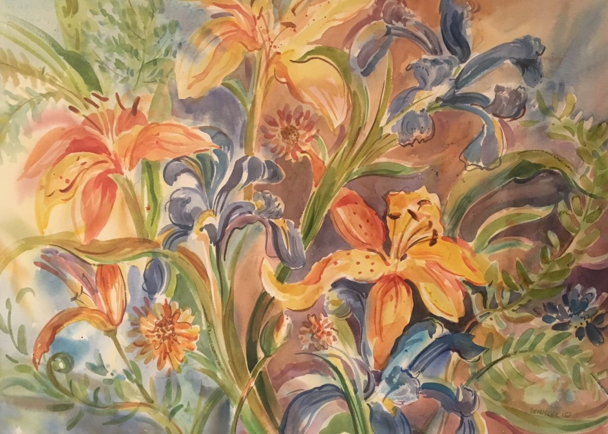 Daylilies by Sarah G Schmerl 