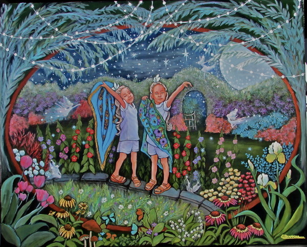 fairy garden painting