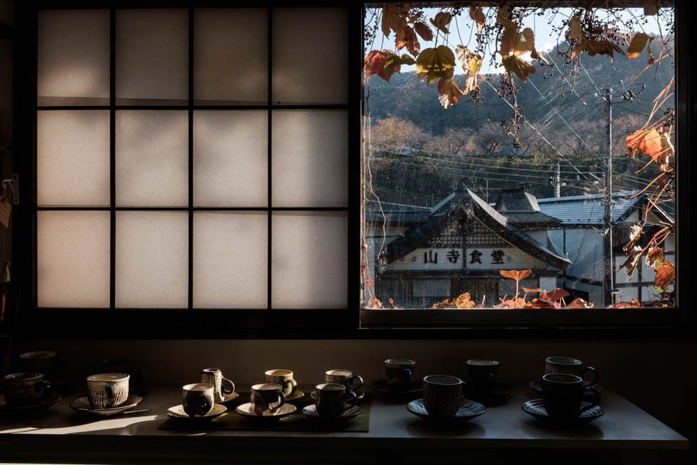 Coffee Cups in November by George Nobechi 