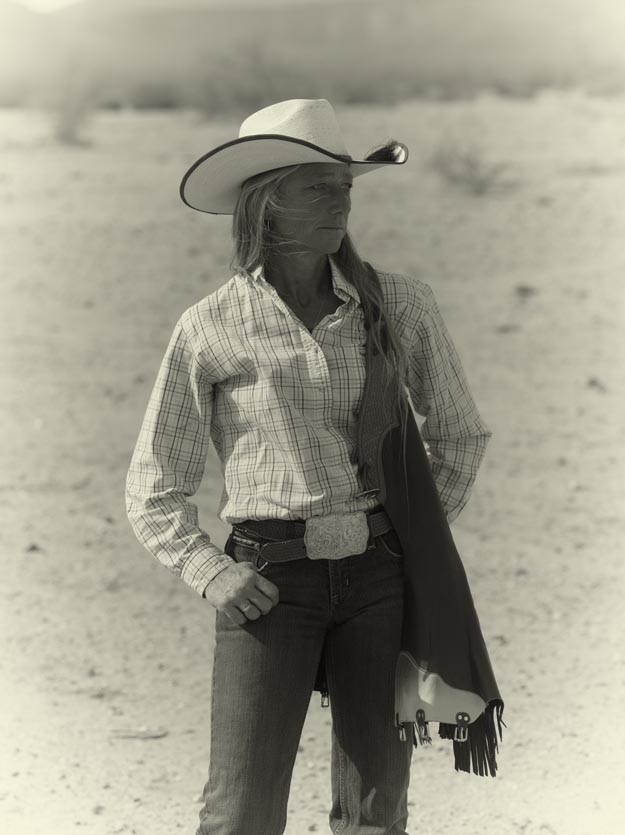 Lynn Ismond, Cowgirl, Tucson    by Gregory Cranwell 