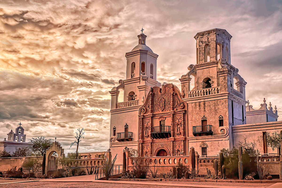 Mission at Sundown by Laura Hackenbrock 