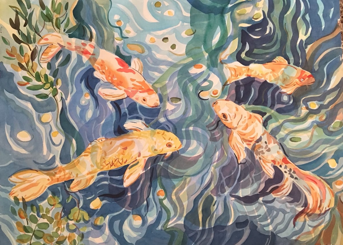 Koi 2 by Sarah G Schmerl, Image 1.