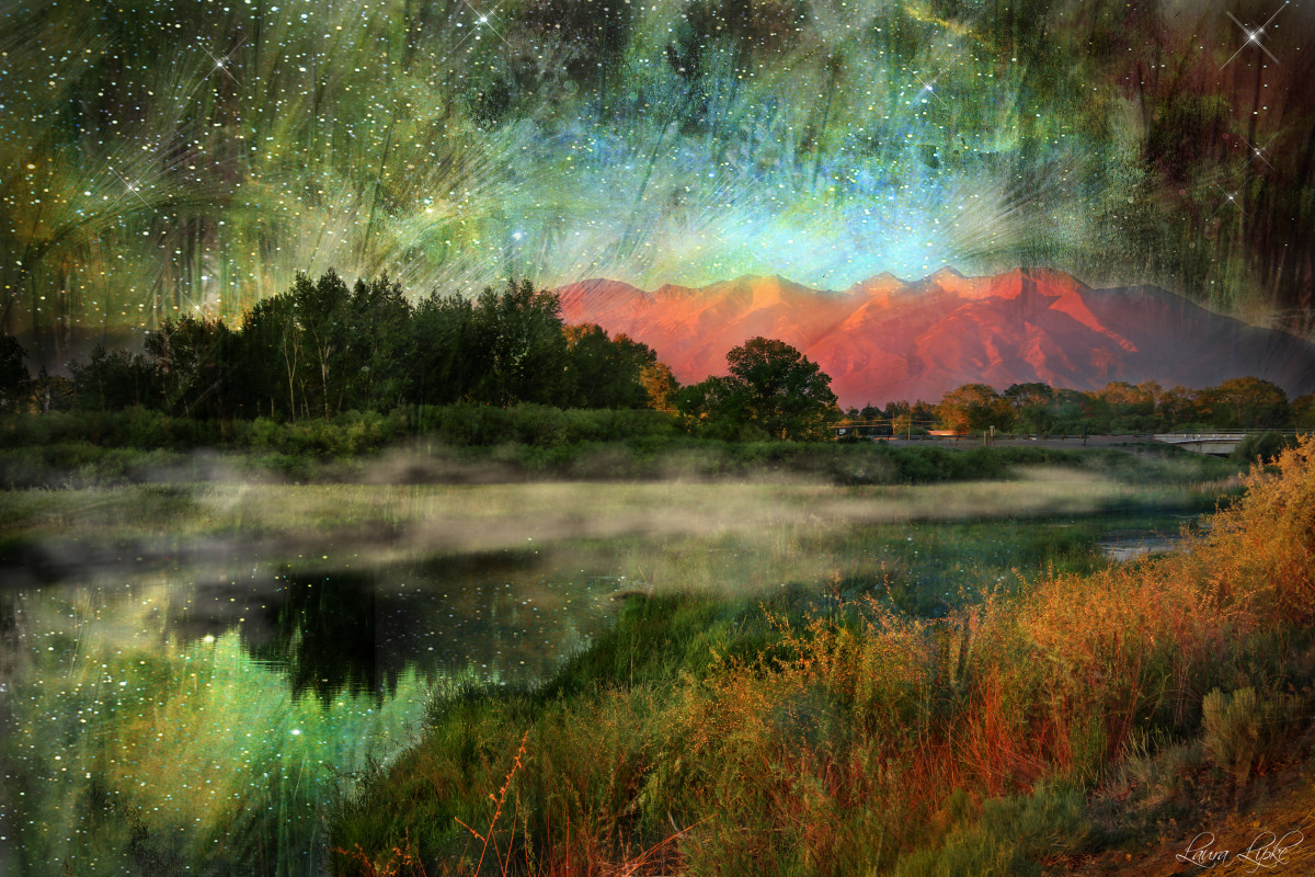 Colorado Mountains by Laura Lipke 