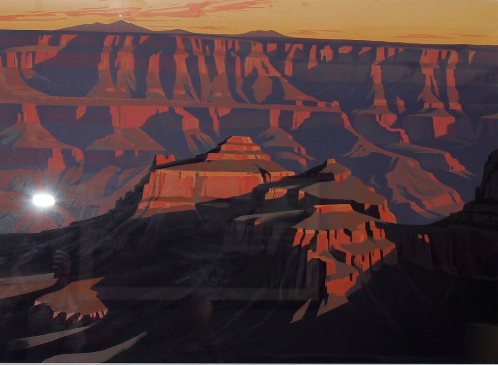 Shadows on the South Rim by Ed Mell 
