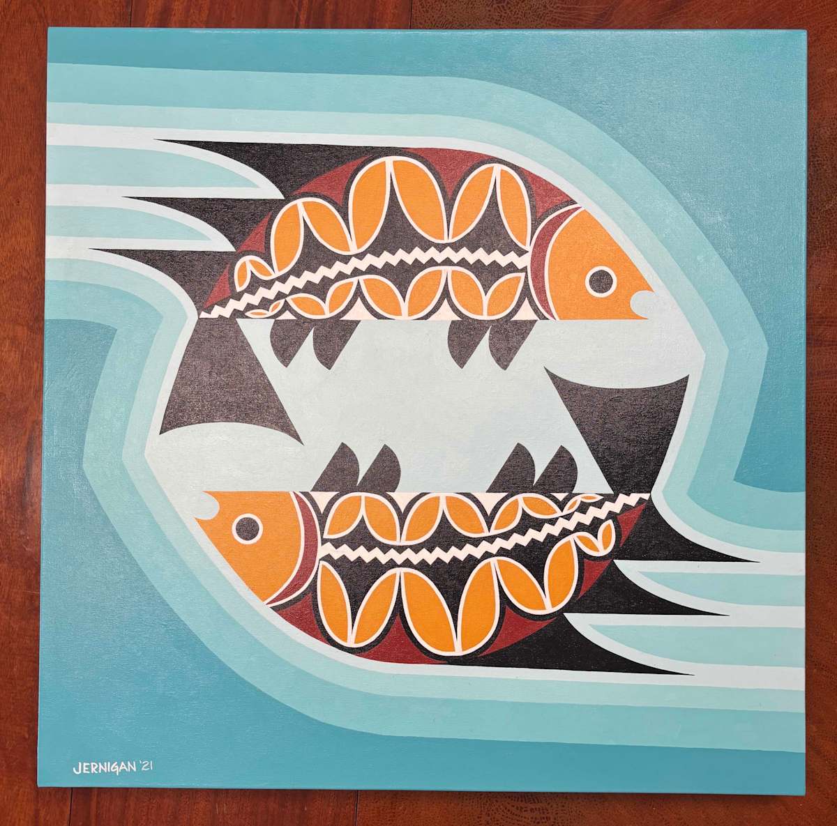 Mimbres Fish Invention by Wes Jernigan, Image 1.
