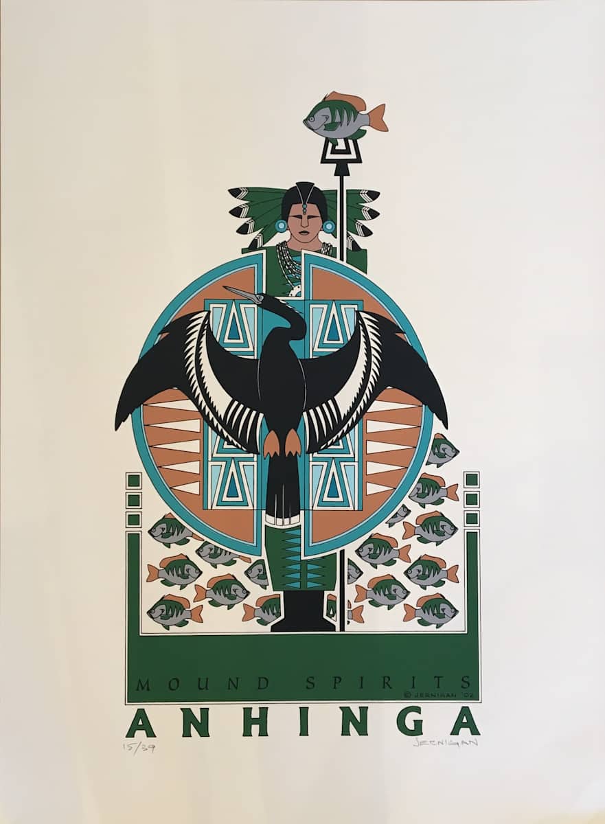 Mound Spirits - Anhinga by Wes Jernigan, Image 1.