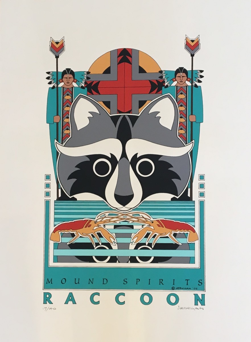 Mound Spirits - Raccoon by Wes Jernigan 