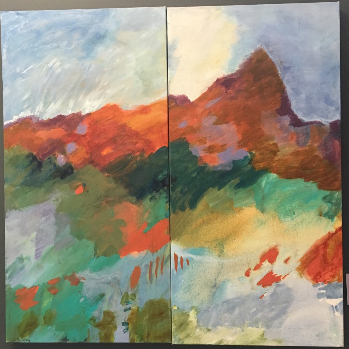 Tucson Dream Diptych by Jean Nerenberg 