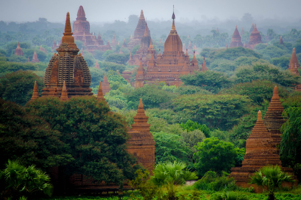 Buddhist Temples, Myanmar   by Ed Warner 
