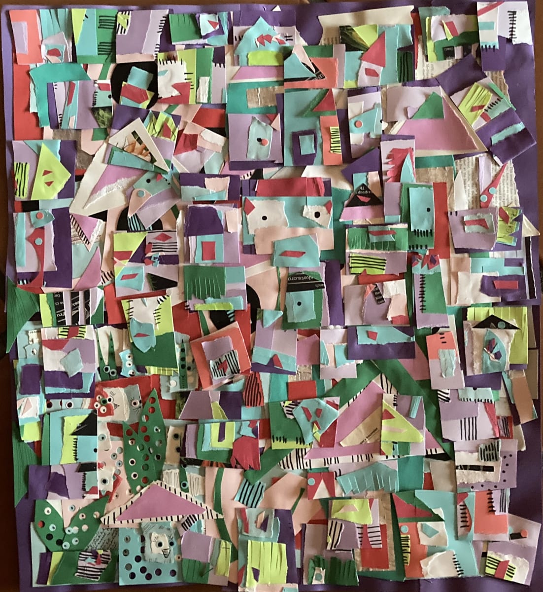 Paper Construction 1 by Kelly Cupell 