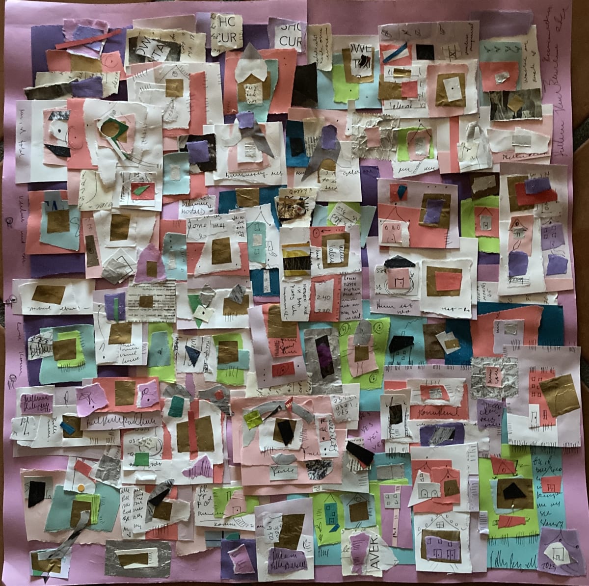 Paper Construction 4 by Kelly Cupell 