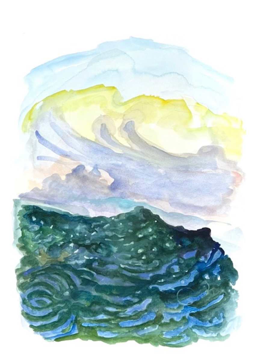 Pool of water by Sheila Miles 