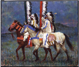 Prairie Knights by Howard Terpning 