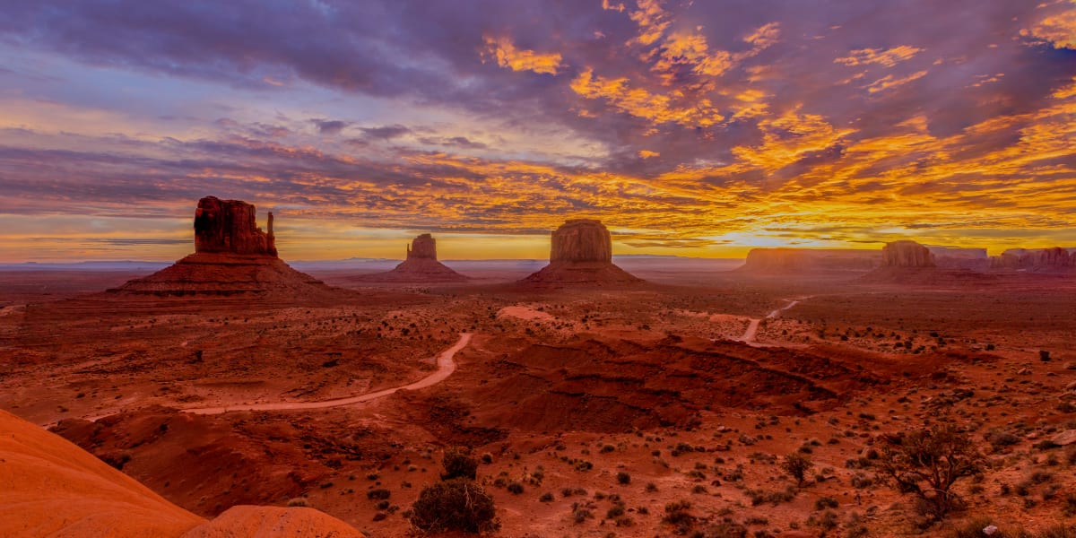 Monument Valley Morning by Rhonda Royse 