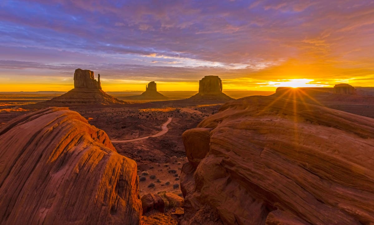 Monumental Sunrise by Rhonda Royse 