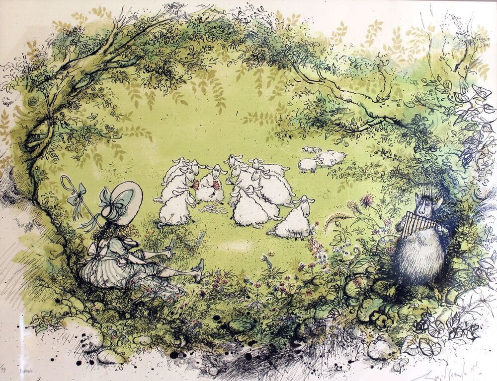 Pastorale by Ronald Searle, Image 1.