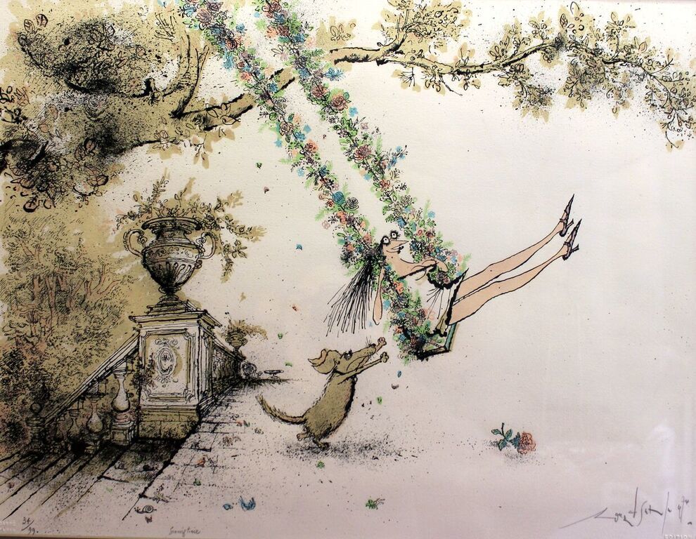 Swingtime by Ronald Searle 