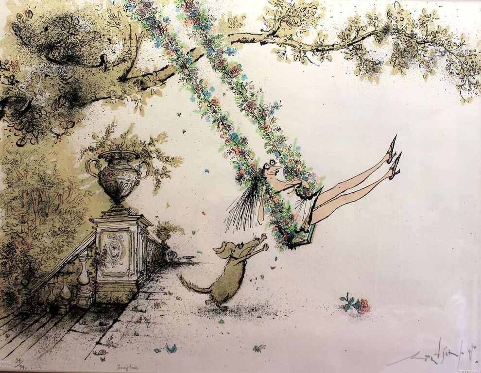 Swingtime by Ronald Searle, Image 1.