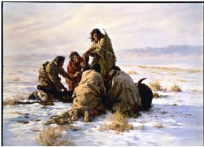 The Last Buffalo by Howard Terpning, Image 1.