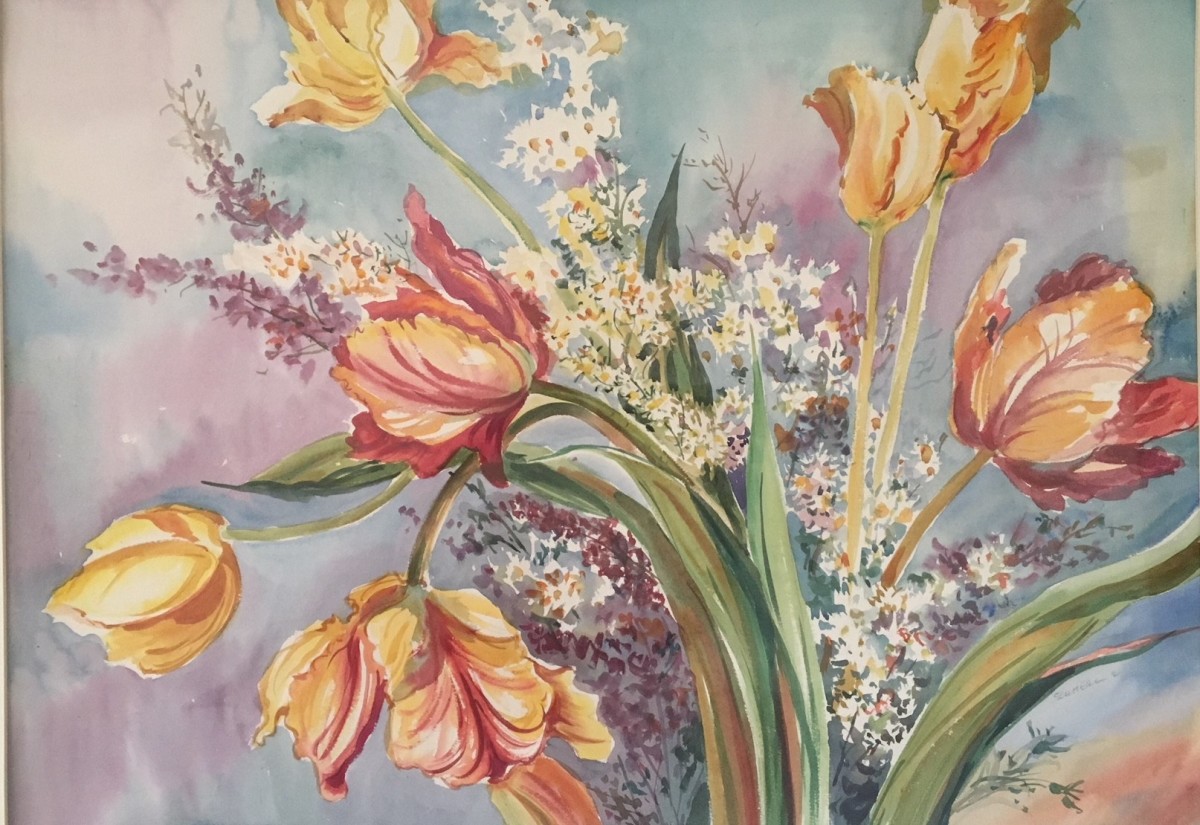 Tulips by Sarah G Schmerl 