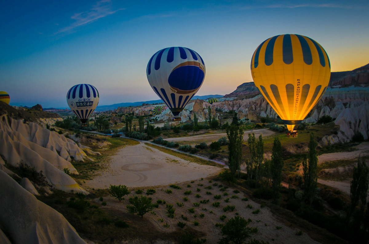 Cappadocia Balloons by Ed Warner 