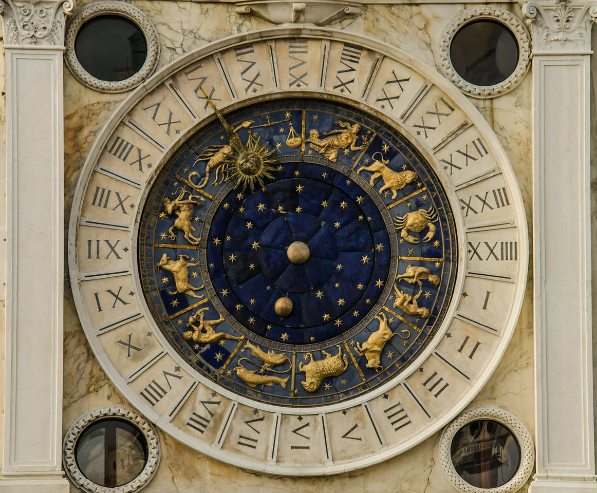 Clock Dial, Venice, Italy by Ed Warner 