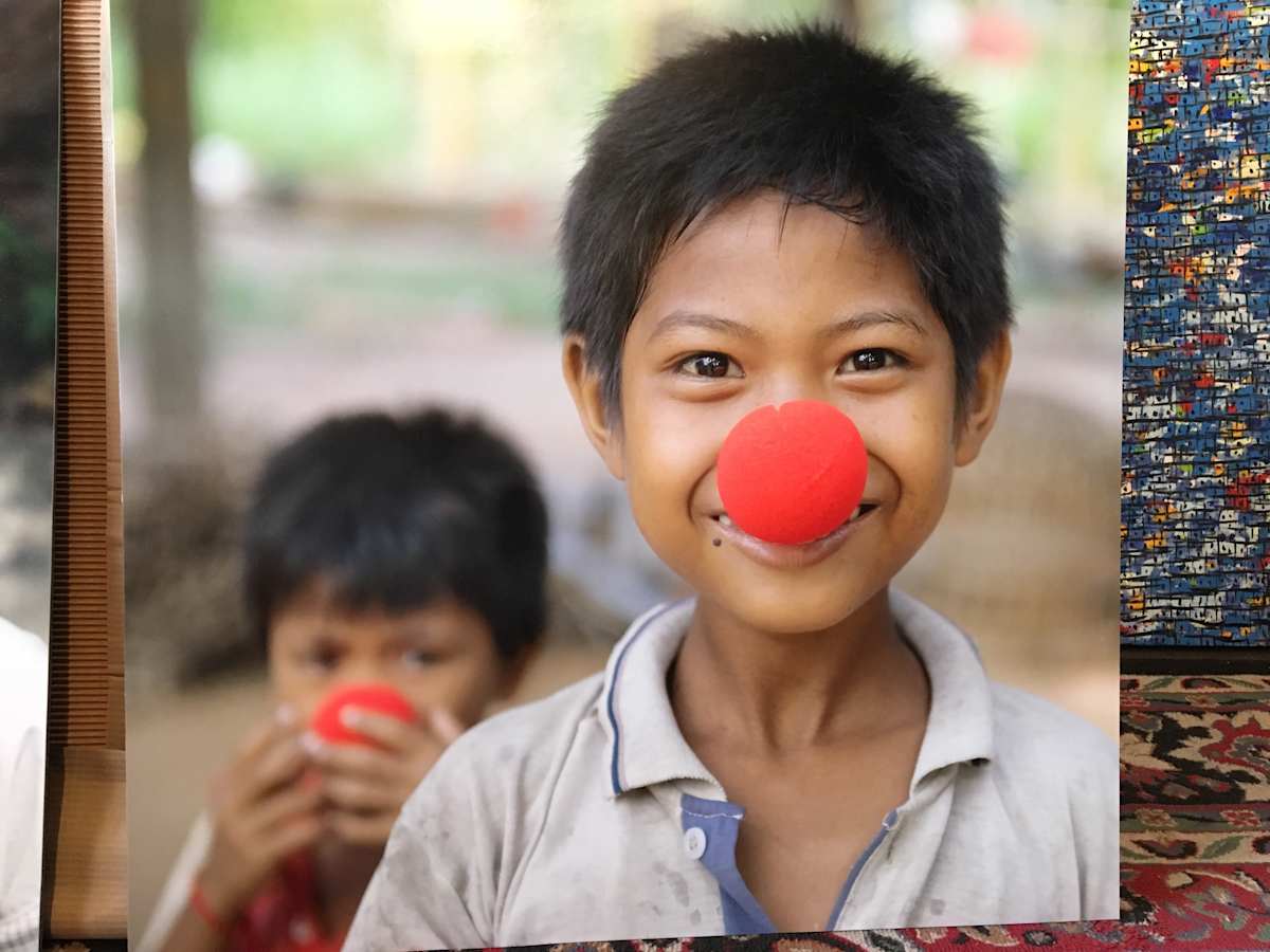 Red Noses, Siem Reap, Cambodia (#3) by Bart Marcy 