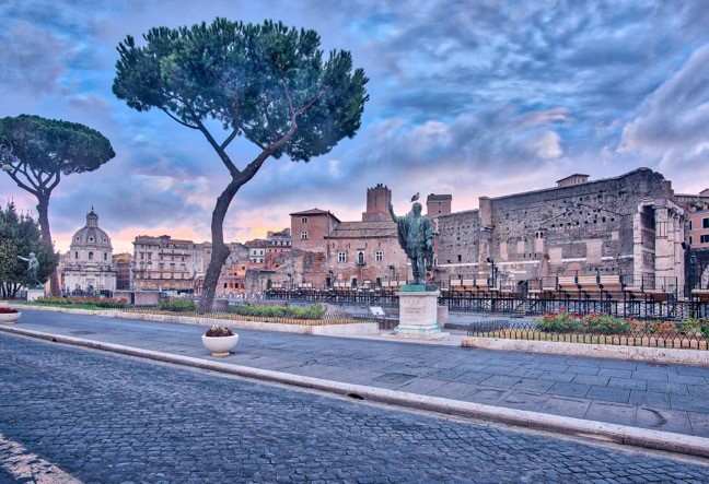 Rome - The Forum by Larry Hanelin 