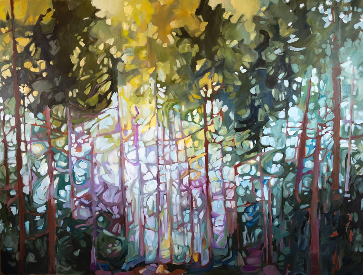 Getting Lost 1 by Holly Ann Friesen  Image: “sometimes we have to get lost to find ourselves again
…then she found a small clearing
surrounded by firs
and she stopped and she heard
what the trees said to her
and she sat there for hours
not wanting to leave
for the forest said nothing
it just let her breathe.”
- Becky Hemsley