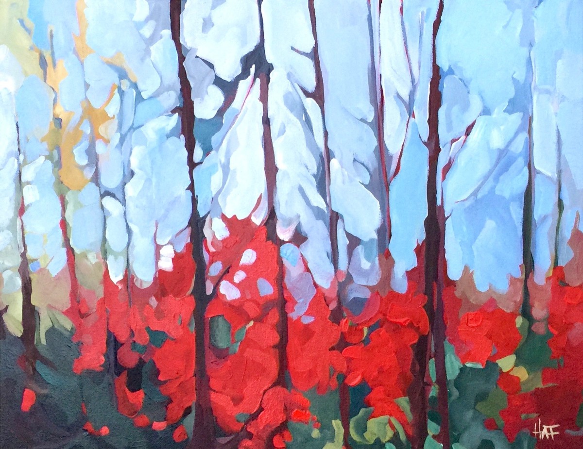 Red Splash by Holly Ann Friesen 