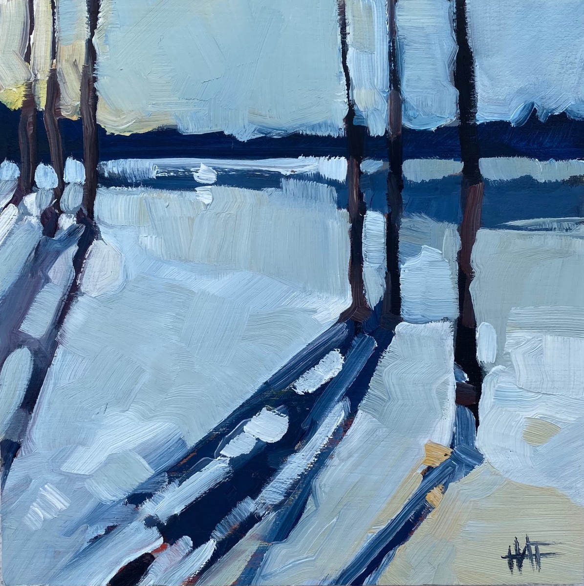 Winter Shadows by Holly Ann Friesen 