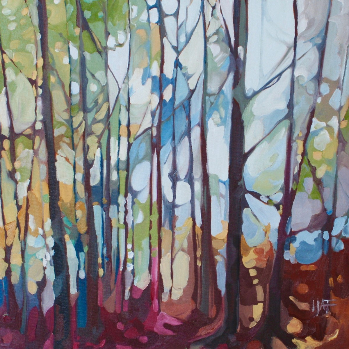 Forest Light 1 by Holly Ann Friesen 