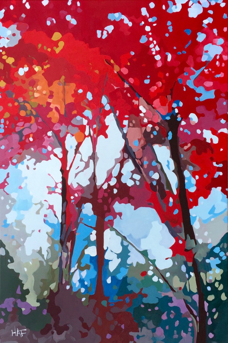Red Canopy by Holly Ann Friesen, Image 1.