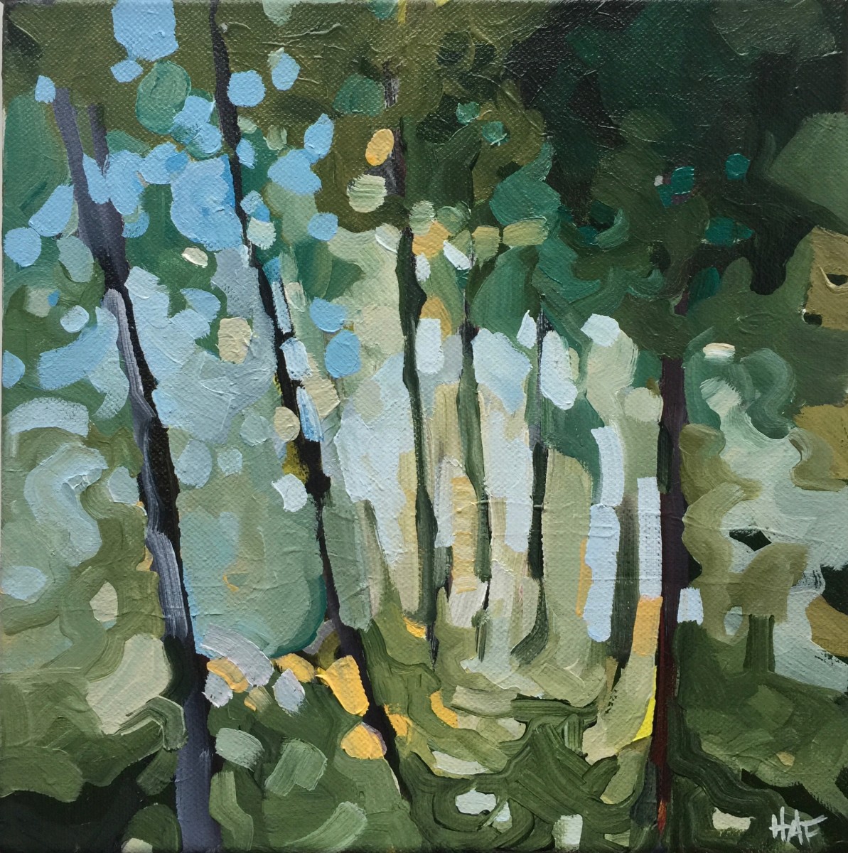 Dotted Forest by Holly Ann Friesen 