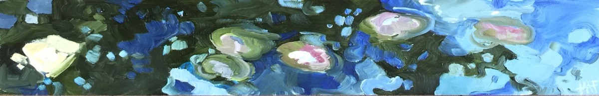 Waterlilies in the Park 3 by Holly Ann Friesen 