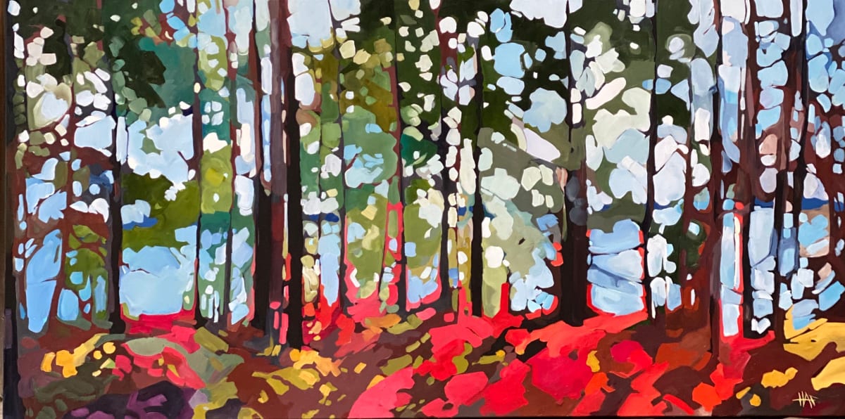 Pine Reflections, Image 1.