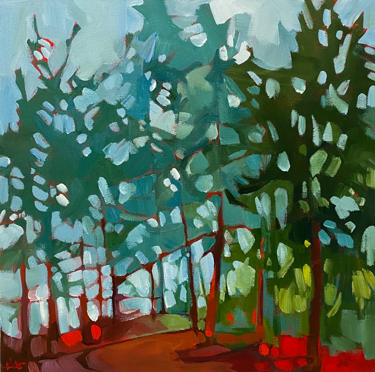 Warm woods 2 by Holly Ann Friesen 