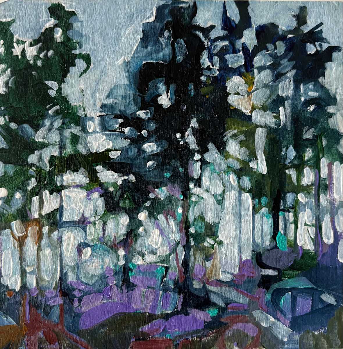 Violet Study by Holly Ann Friesen, Image 1.