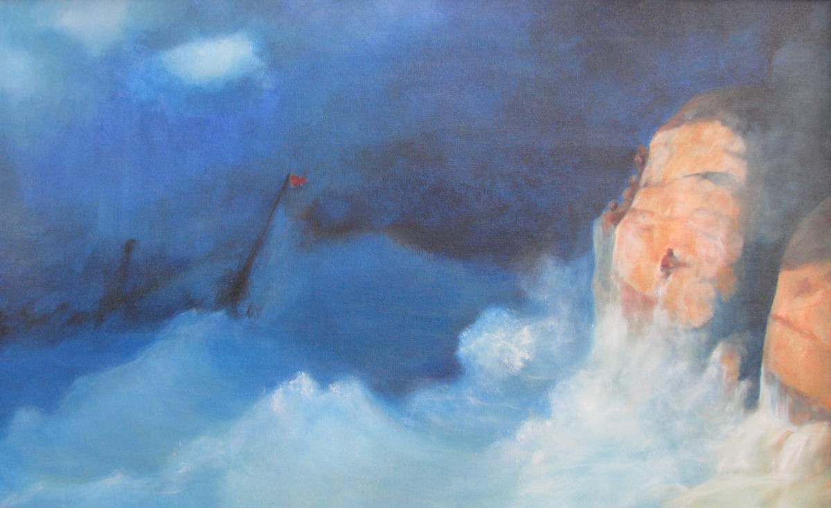 Aivazovsky Shipwreck by Jill Cooper 