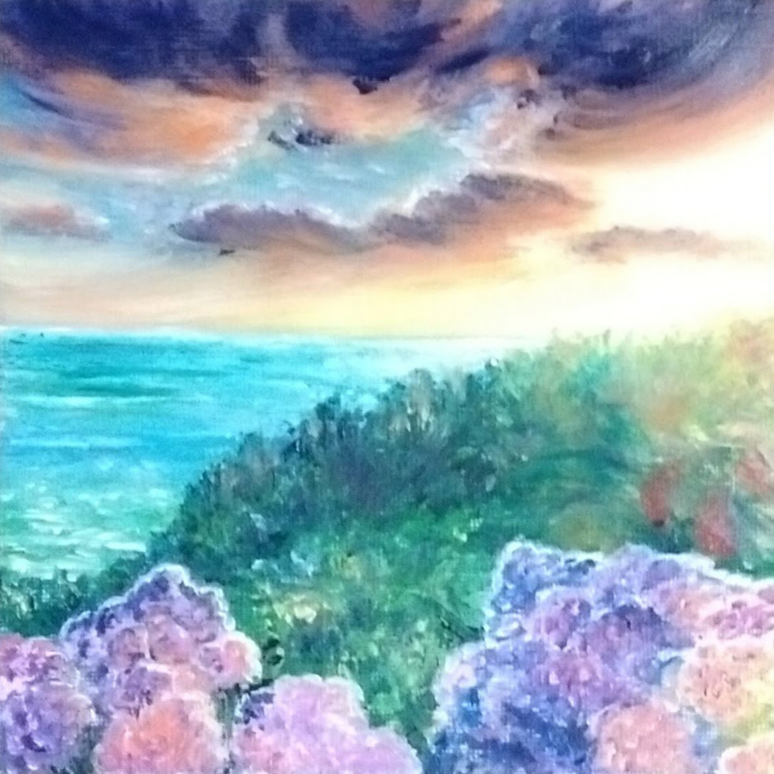 Lilac Sunset by Jill Cooper 