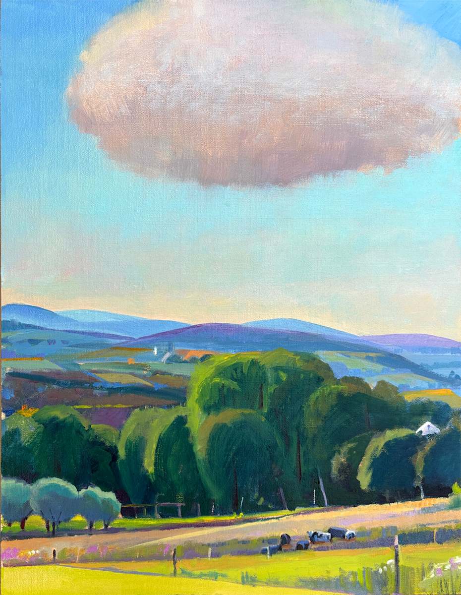 "Big Cloud over Pasture" by Susan Abbott, Image 1.