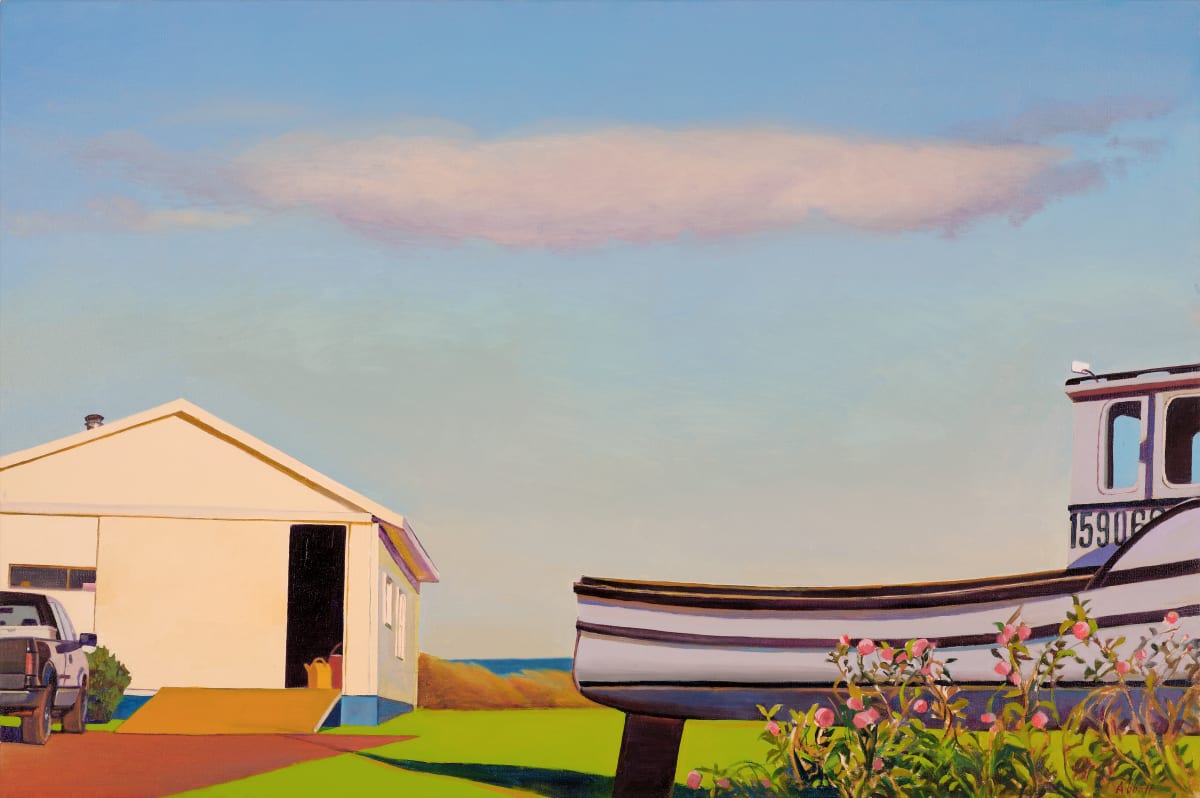 "Lobsterman"s Yard" by Susan Abbott 