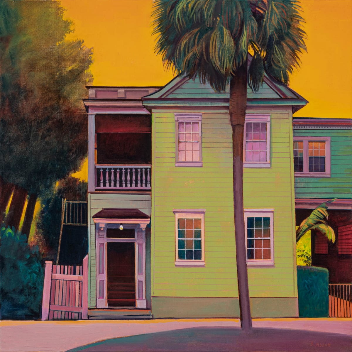 "Ghost Town, Green House" by Susan Abbott, Image 1.