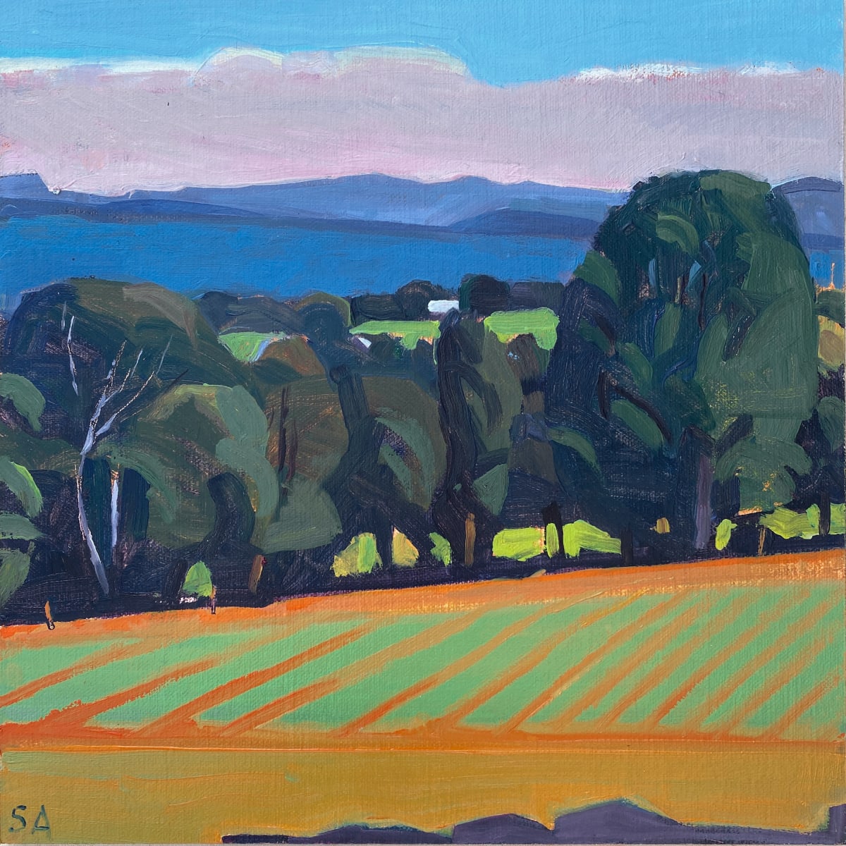 "Hill Farm in Summer" by Susan Abbott 