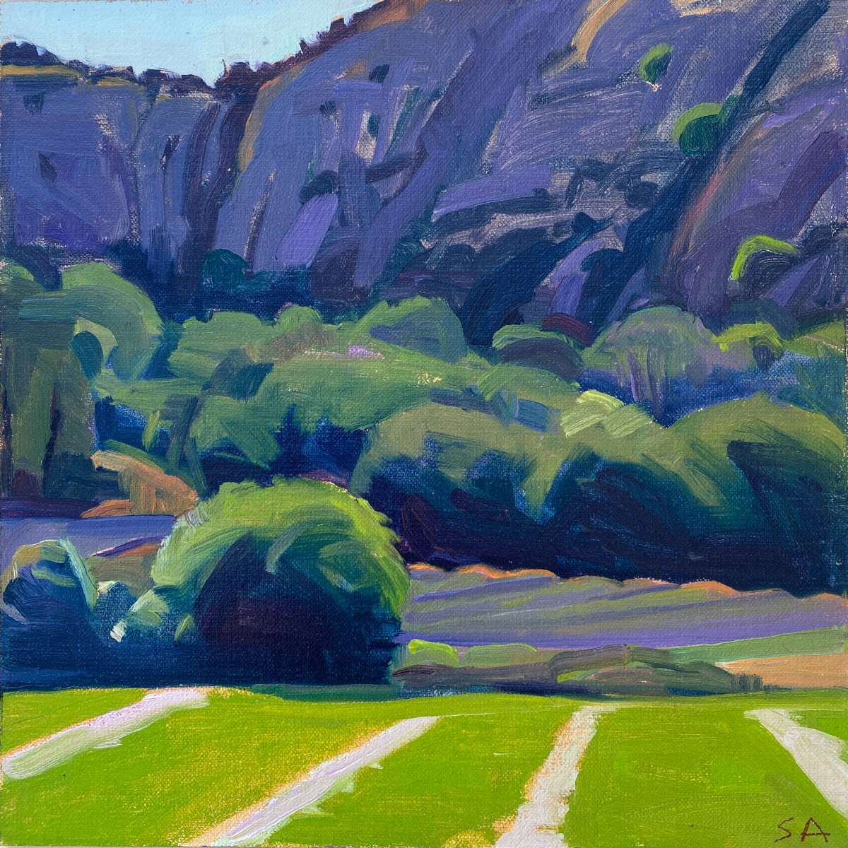 "Lavender Morning, Provence" by Susan Abbott 