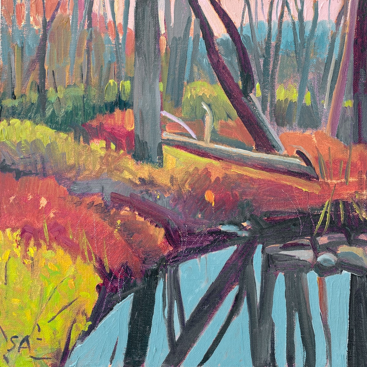 "October Stream" by Susan Abbott 