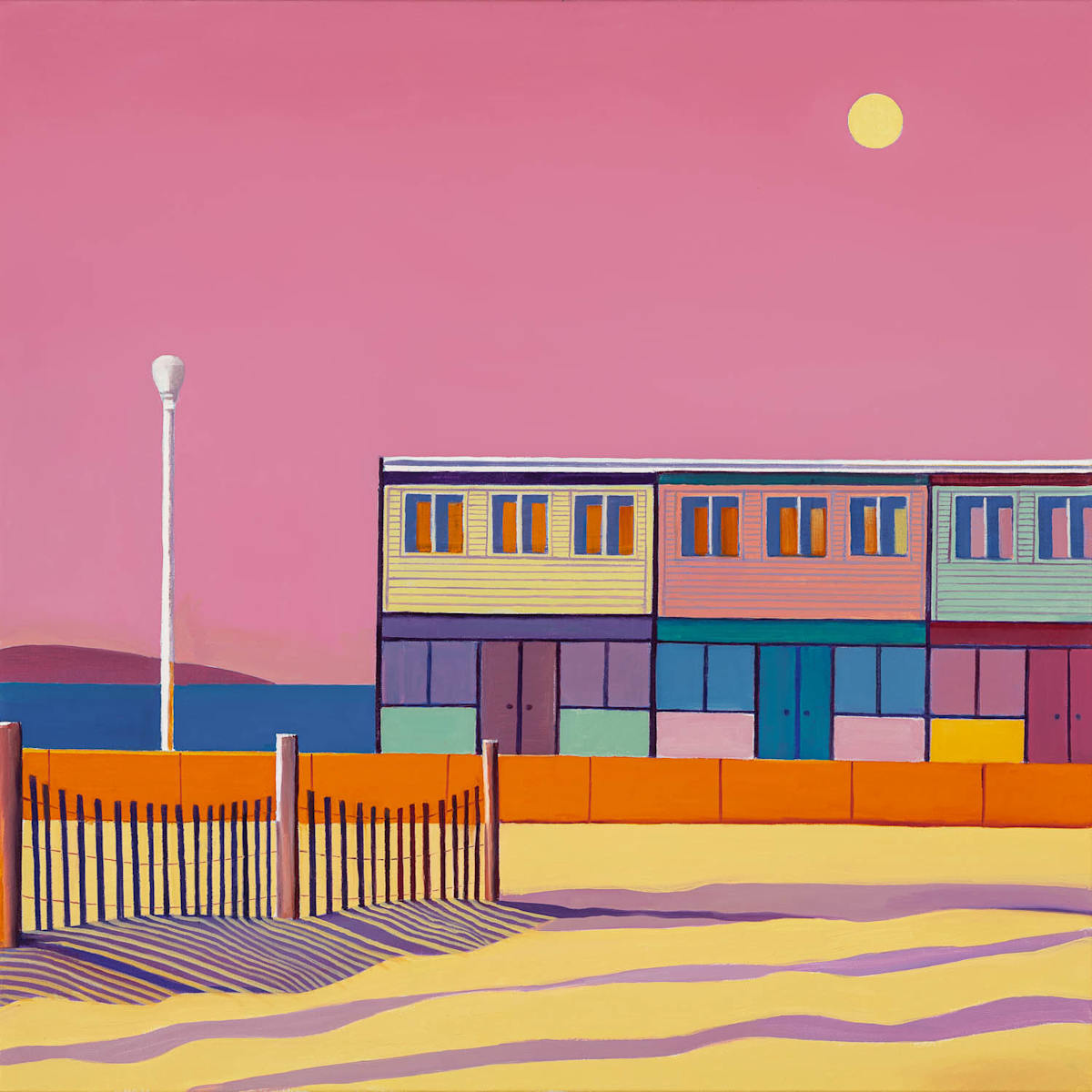 "Pink Beach Day" by Susan Abbott 