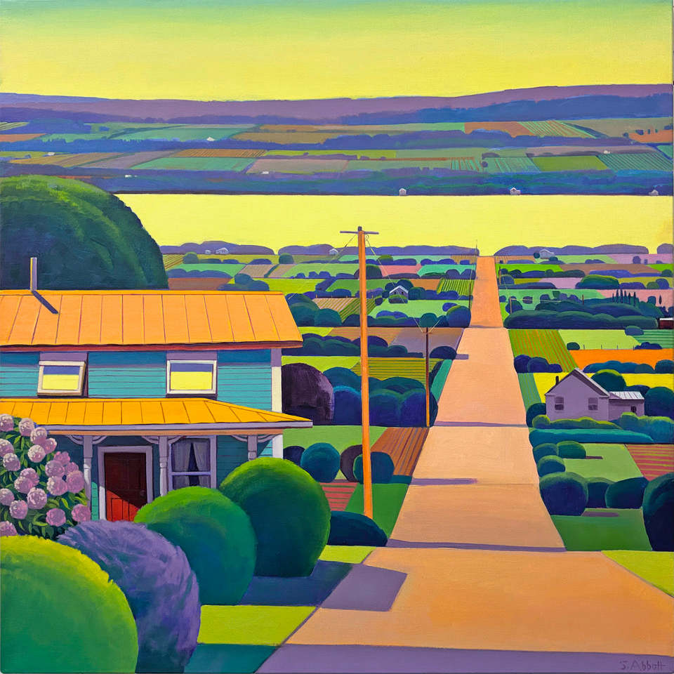 "Road to Cayuga" by Susan Abbott, Image 1.