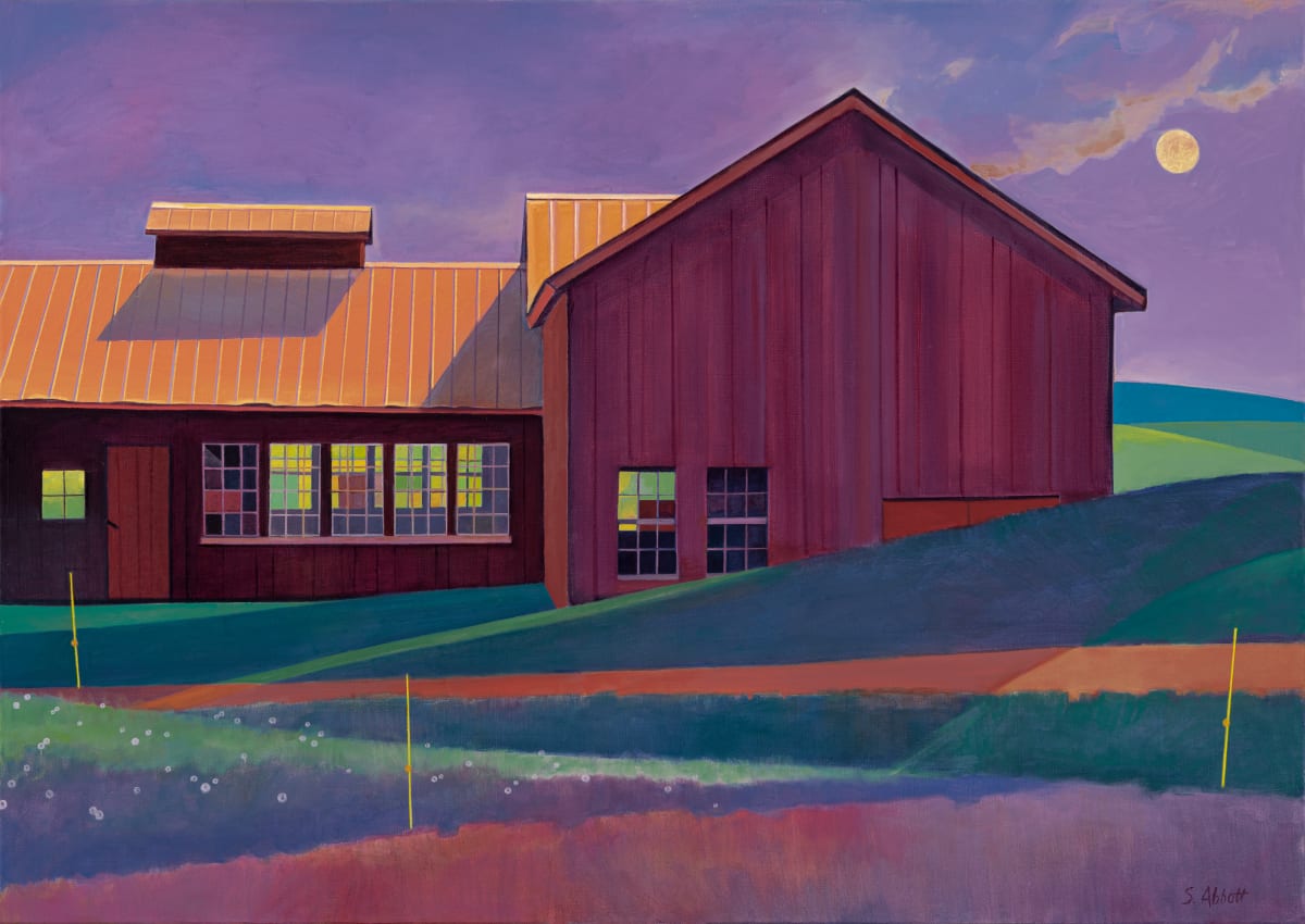 “Moonshadow Sugarhouse”, by Susan Abbott 