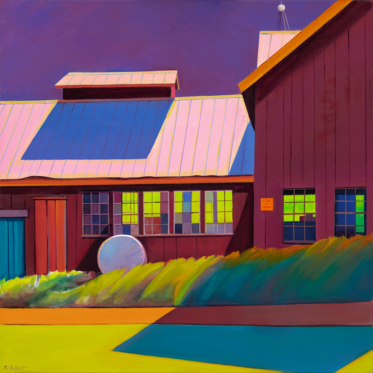 "Sugarhouse and Shadows" by Susan Abbott, Image 1.